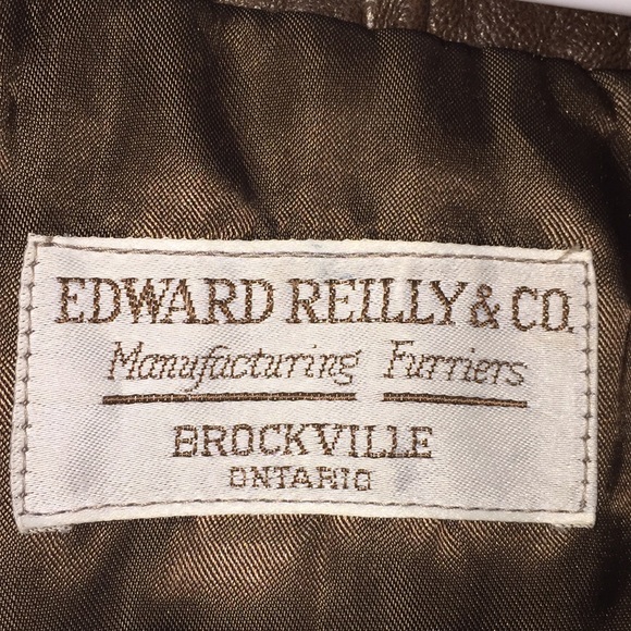 Edward Reilly & Co. Woman’s Genuine Fur and Leather Coat Size XL - Picture 2 of 13